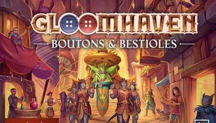 Bannière Gloomhaven : boutons & bestioles