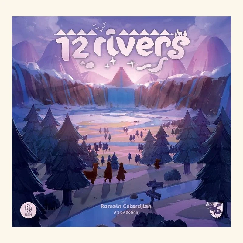Couverture du jeu de société 12 Rivers (Good Games Publishing)