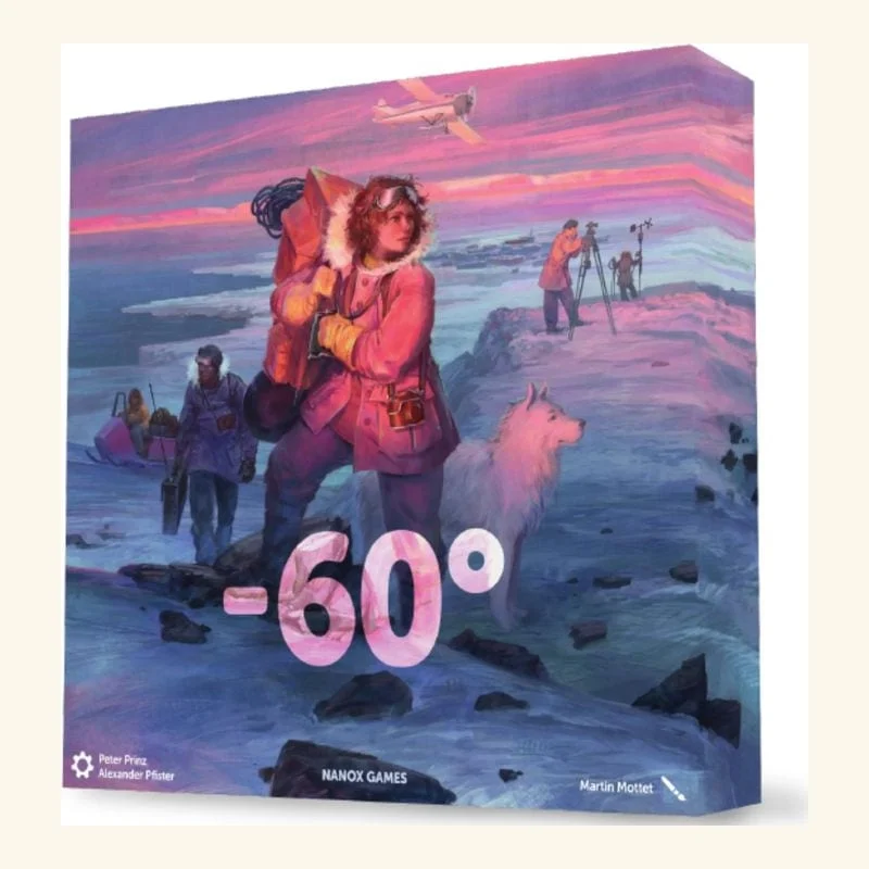 Couverture du jeu de société -60° (Nanox Games)