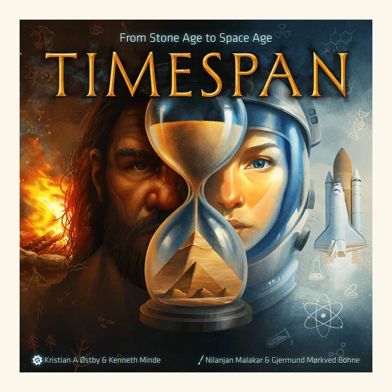 Couverture du jeu de société Timespan (Alion Games)